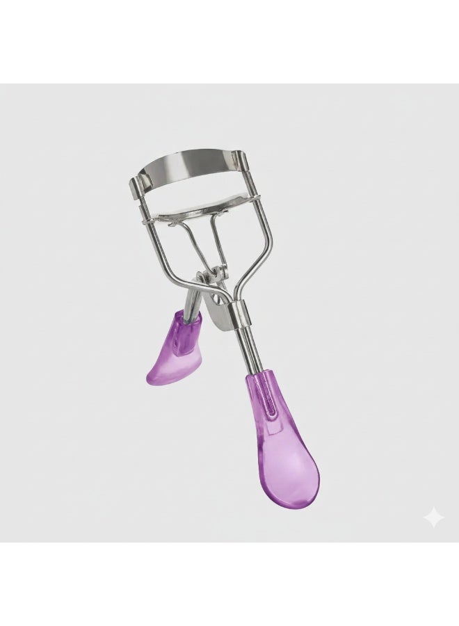 أداة تجعيد الرموش الأكريليكية المحمولة – أداة تجعيد رموش صغيرة الحجم مناسبة للسفر – مثالية للاستخدام اليومي أو الاحترافي – بنفسجي - Image 2